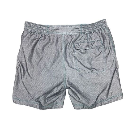 Robert Graham Oceanview Lined Bathing Suit Trunks Snap Drawstring 36 Surf Swim - Picture 2 of 9